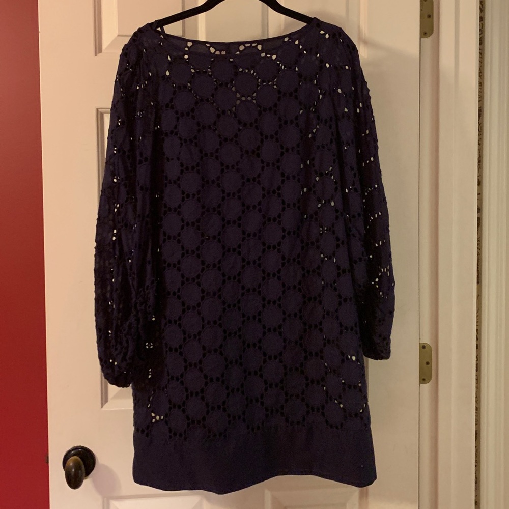 Navy Blue Laundry Dress